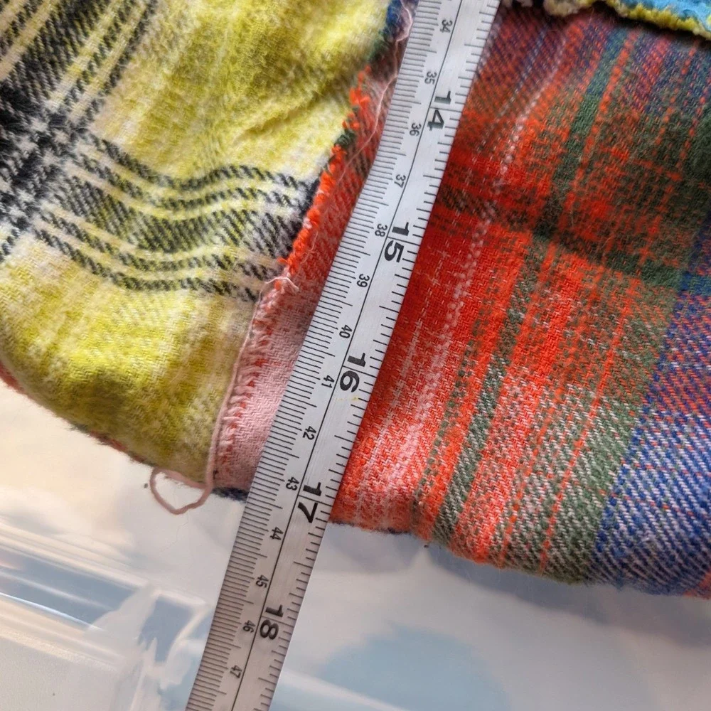 BDG Patchwork Plaid Tote Bag Large Multicolor Boho Urban Outfitters Grunge Indie